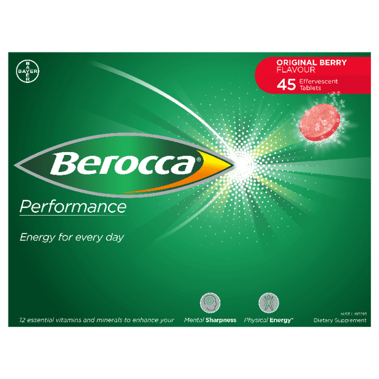Berocca Vitamin B & C Original Berry Flavour Energy Effervescent