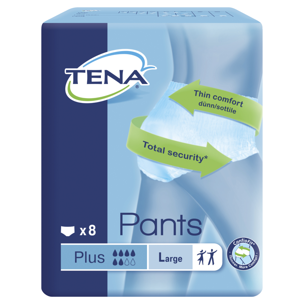 Tena Pants Plus Large 8 Pack Allcare Warehouse